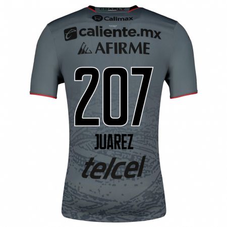 Kandiny Herren José Juárez #207 Grau Auswärtstrikot Trikot 2023/24 T-Shirt