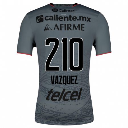 Kandiny Herren Daniel Vázquez #210 Grau Auswärtstrikot Trikot 2023/24 T-Shirt