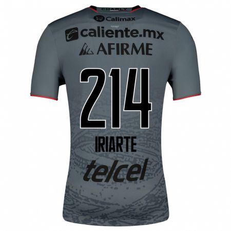 Kandiny Herren Oliver Iriarte #214 Grau Auswärtstrikot Trikot 2023/24 T-Shirt