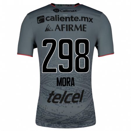 Kandiny Herren Gilberto Mora #298 Grau Auswärtstrikot Trikot 2023/24 T-Shirt