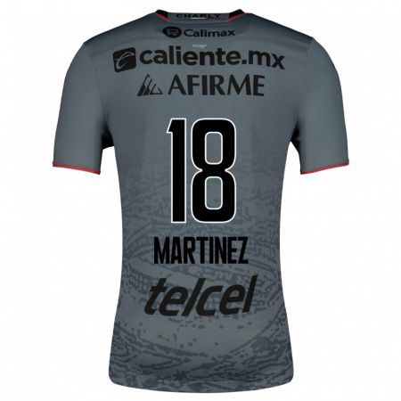 Kandiny Herren Natividad Martínez #18 Grau Auswärtstrikot Trikot 2023/24 T-Shirt