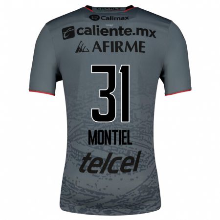 Kandiny Herren Abril Montiel #31 Grau Auswärtstrikot Trikot 2023/24 T-Shirt