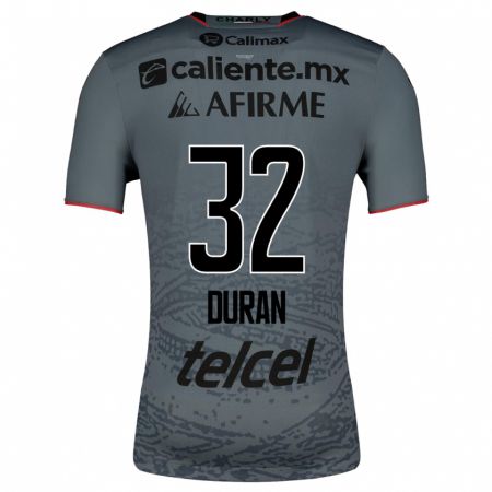 Kandiny Herren Ailed Duran #32 Grau Auswärtstrikot Trikot 2023/24 T-Shirt