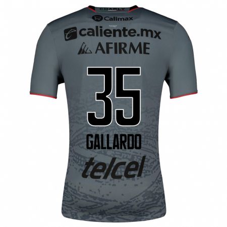 Kandiny Herren Gloriaisabel Gallardo #35 Grau Auswärtstrikot Trikot 2023/24 T-Shirt