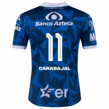 Kandiny Herren Gabriel Carabajal #11 Blau Auswärtstrikot Trikot 2023/24 T-Shirt