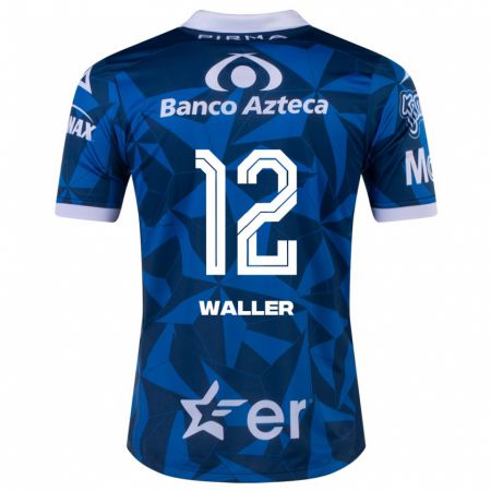 Kandiny Herren Facundo Waller #12 Blau Auswärtstrikot Trikot 2023/24 T-Shirt