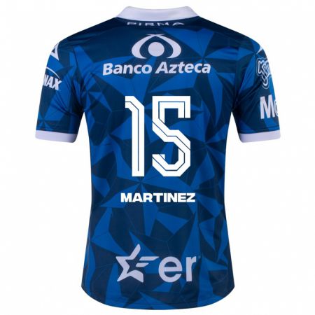 Kandiny Herren Guillermo Martínez #15 Blau Auswärtstrikot Trikot 2023/24 T-Shirt