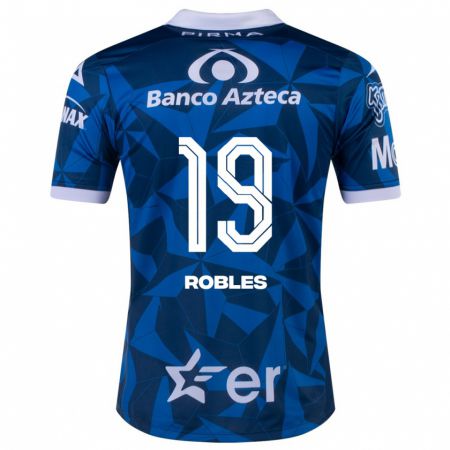 Kandiny Herren Ángel Robles #19 Blau Auswärtstrikot Trikot 2023/24 T-Shirt