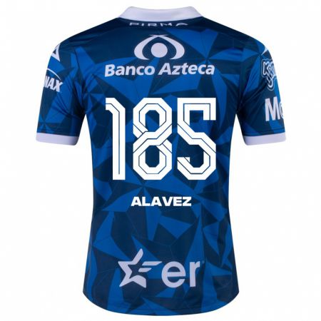 Kandiny Herren Brian Alavez #185 Blau Auswärtstrikot Trikot 2023/24 T-Shirt