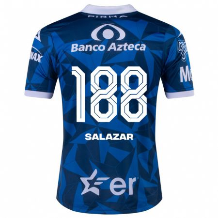 Kandiny Herren Ronaldo Salazar #188 Blau Auswärtstrikot Trikot 2023/24 T-Shirt