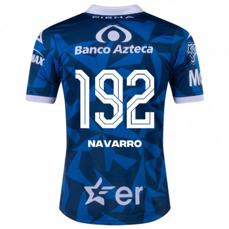 Kandiny Herren Eduardo Navarro #192 Blau Auswärtstrikot Trikot 2023/24 T-Shirt