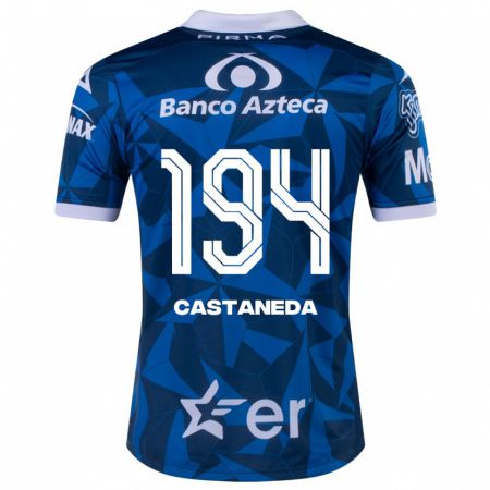 Kandiny Herren Christian Castañeda #194 Blau Auswärtstrikot Trikot 2023/24 T-Shirt