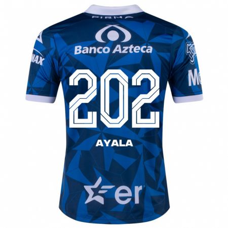 Kandiny Herren Diego Ayala #202 Blau Auswärtstrikot Trikot 2023/24 T-Shirt