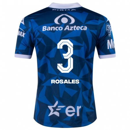 Kandiny Herren Fátima Rosales #3 Blau Auswärtstrikot Trikot 2023/24 T-Shirt