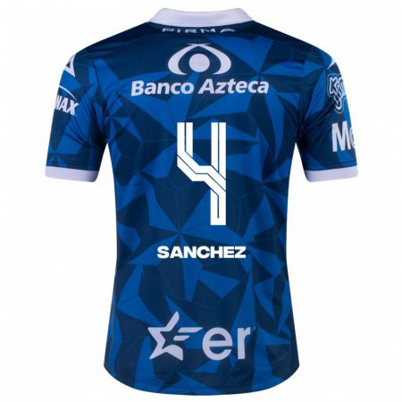 Kandiny Herren Liliana Sánchez #4 Blau Auswärtstrikot Trikot 2023/24 T-Shirt