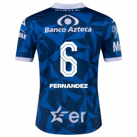 Kandiny Herren Liliana Fernández #6 Blau Auswärtstrikot Trikot 2023/24 T-Shirt