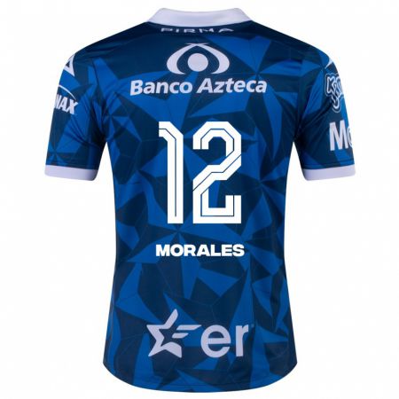 Kandiny Herren Karla Morales #12 Blau Auswärtstrikot Trikot 2023/24 T-Shirt