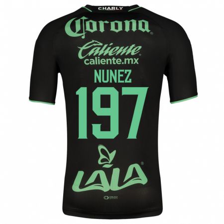 Kandiny Herren Kevin Núñez #197 Schwarz Auswärtstrikot Trikot 2023/24 T-Shirt