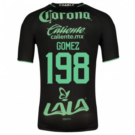 Kandiny Herren Isaác Gómez #198 Schwarz Auswärtstrikot Trikot 2023/24 T-Shirt