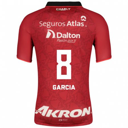 Kandiny Herren Mateo García #8 Rot Auswärtstrikot Trikot 2023/24 T-Shirt