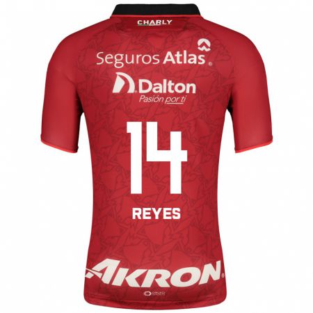 Kandiny Herren Luis Reyes #14 Rot Auswärtstrikot Trikot 2023/24 T-Shirt
