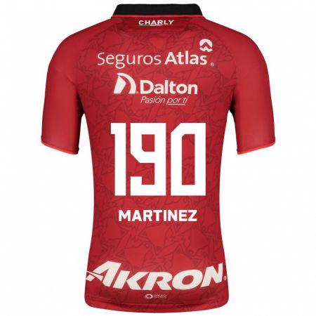 Kandiny Herren Luis Carlos Martínez #190 Rot Auswärtstrikot Trikot 2023/24 T-Shirt