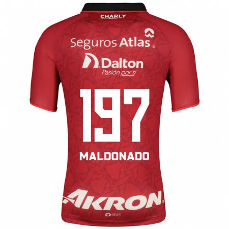 Kandiny Herren Leonardo Pérez Maldonado #197 Rot Auswärtstrikot Trikot 2023/24 T-Shirt