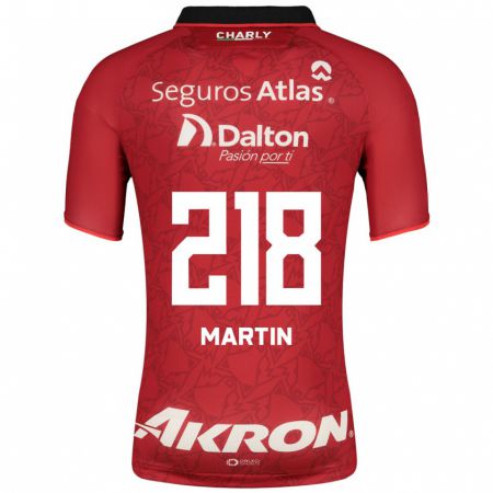 Kandiny Herren Jorge San Martín #218 Rot Auswärtstrikot Trikot 2023/24 T-Shirt