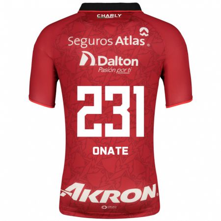 Kandiny Herren Axel Oñate #231 Rot Auswärtstrikot Trikot 2023/24 T-Shirt