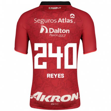 Kandiny Herren Óscar Reyes #240 Rot Auswärtstrikot Trikot 2023/24 T-Shirt