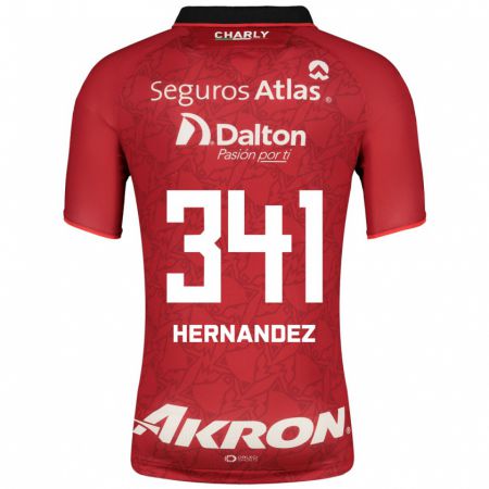 Kandiny Herren Leonardo Hernández #341 Rot Auswärtstrikot Trikot 2023/24 T-Shirt