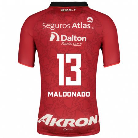 Kandiny Herren Maritza Maldonado #13 Rot Auswärtstrikot Trikot 2023/24 T-Shirt