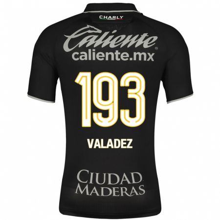 Kandiny Herren Luis Valadez #193 Schwarz Auswärtstrikot Trikot 2023/24 T-Shirt