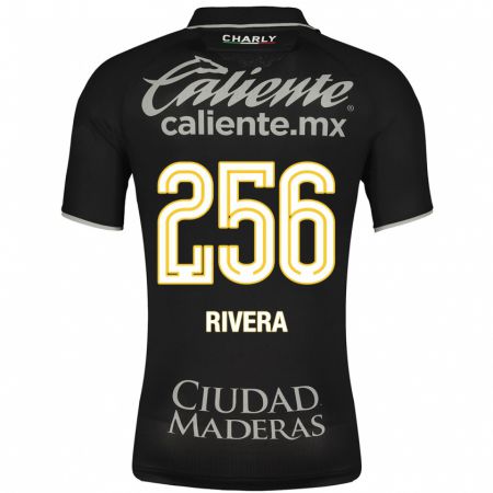 Kandiny Herren Fernando Rivera #256 Schwarz Auswärtstrikot Trikot 2023/24 T-Shirt