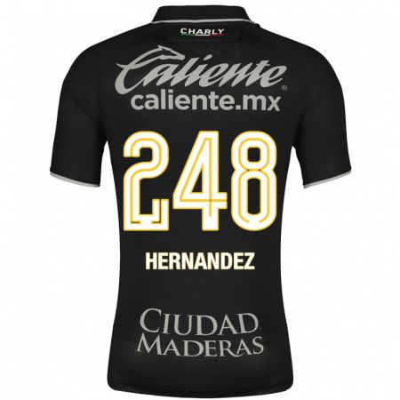 Kandiny Herren Fernando Hernández #248 Schwarz Auswärtstrikot Trikot 2023/24 T-Shirt