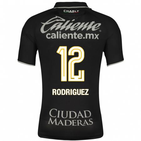 Kandiny Herren Lixy Rodríguez #12 Schwarz Auswärtstrikot Trikot 2023/24 T-Shirt