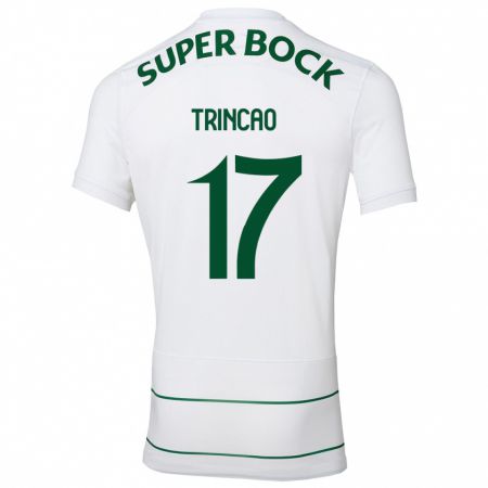 Kandiny Herren Trincão #17 Weiß Auswärtstrikot Trikot 2023/24 T-Shirt