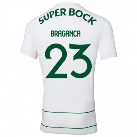 Kandiny Herren Daniel Bragança #23 Weiß Auswärtstrikot Trikot 2023/24 T-Shirt