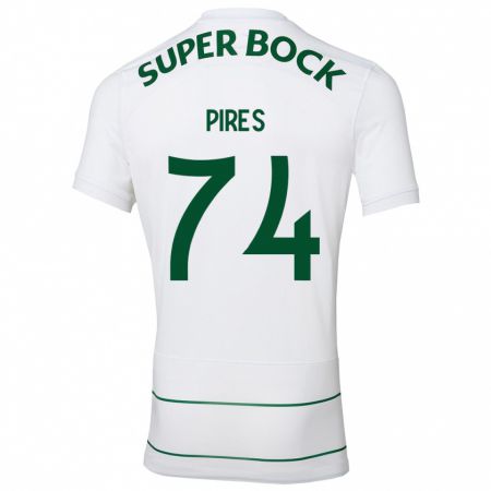 Kandiny Herren Guilherme Pires #74 Weiß Auswärtstrikot Trikot 2023/24 T-Shirt