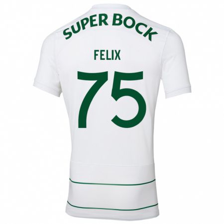 Kandiny Herren Vando Félix #75 Weiß Auswärtstrikot Trikot 2023/24 T-Shirt