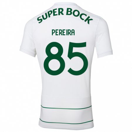 Kandiny Herren João Pereira #85 Weiß Auswärtstrikot Trikot 2023/24 T-Shirt