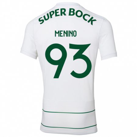 Kandiny Herren Miguel Menino #93 Weiß Auswärtstrikot Trikot 2023/24 T-Shirt
