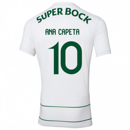 Kandiny Herren Ana Capeta #10 Weiß Auswärtstrikot Trikot 2023/24 T-Shirt
