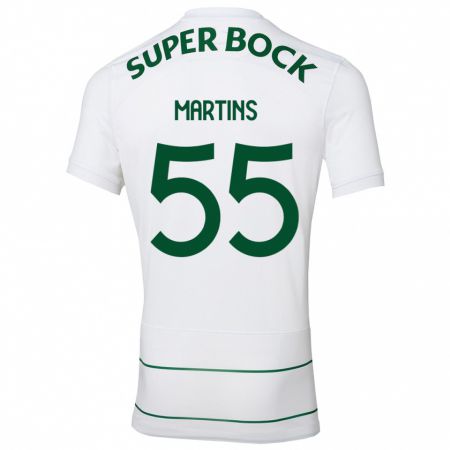 Kandiny Herren Carolina Martins #55 Weiß Auswärtstrikot Trikot 2023/24 T-Shirt