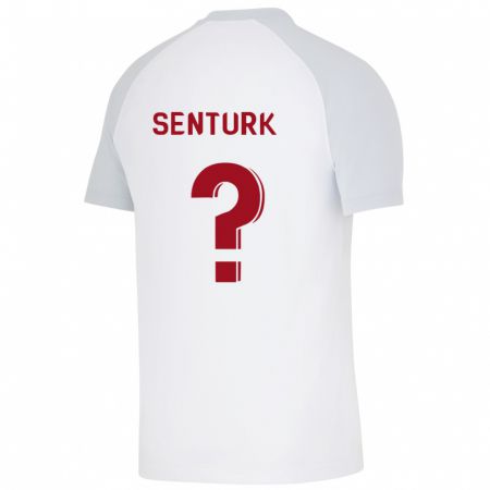 Kandiny Herren Haktan Sentürk #0 Weiß Auswärtstrikot Trikot 2023/24 T-Shirt