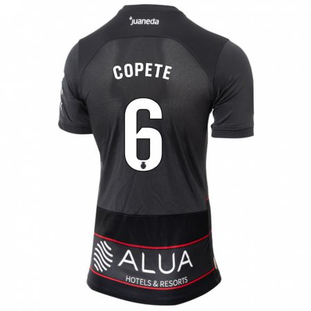 Kandiny Herren José Copete #6 Schwarz Auswärtstrikot Trikot 2023/24 T-Shirt