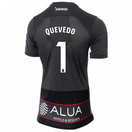 Kandiny Herren Alex Quevedo #1 Schwarz Auswärtstrikot Trikot 2023/24 T-Shirt