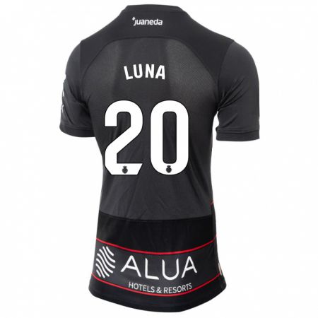 Kandiny Herren Daniel Luna #20 Schwarz Auswärtstrikot Trikot 2023/24 T-Shirt