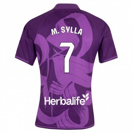 Kandiny Herren Mamadou Sylla #7 Violett Auswärtstrikot Trikot 2023/24 T-Shirt