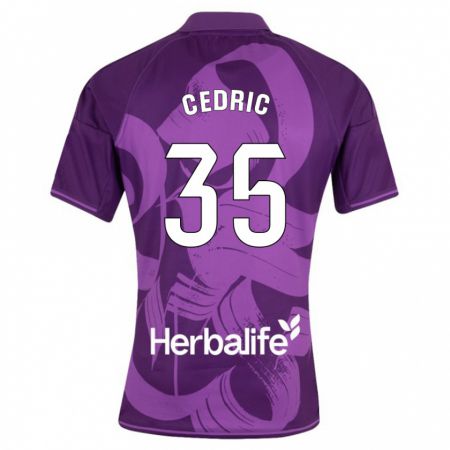 Kandiny Herren Iván Cédric #35 Violett Auswärtstrikot Trikot 2023/24 T-Shirt